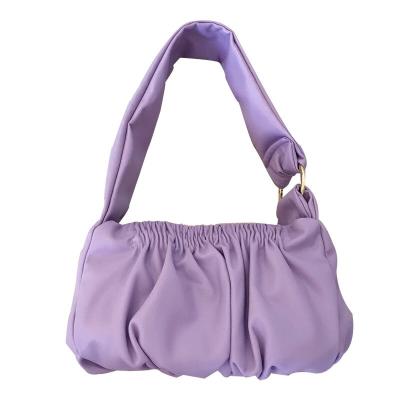 China Fashoion Lulu&Lucy 2021 New Candy Colors Purple Female Bag Cloud Bag for sale