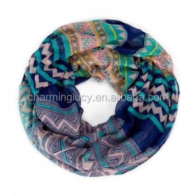 China Infinity Scarf Aztec Polyester Tribal Infinity Loop Scarf/Tube Scarf for sale