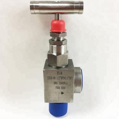 China General 1/2' NPT *1/2 NPT Needle Valve J24W Angle Adjustable Ball Valve for sale