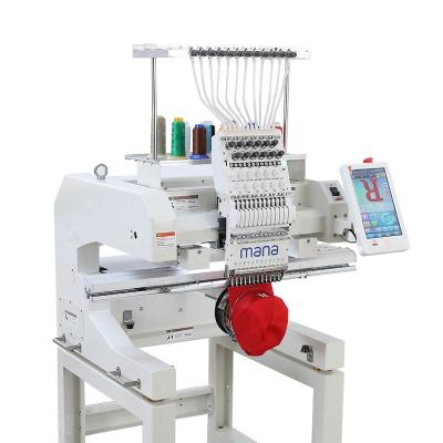 China Garment shops single head embroidery machine computer embroidery machine high quality household flat cap embroidery machine for sale