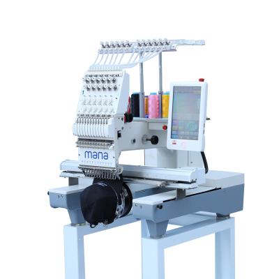 China Garment Shops 1 Head Automated Embroidery Machines Multi Functional Embroidery Machine Hat And T-shirt Embroidery Machine for sale