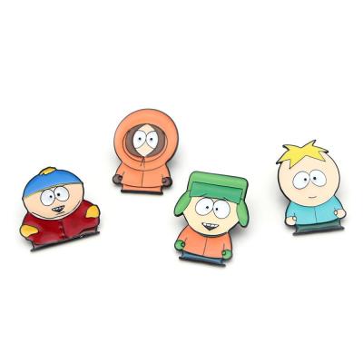 China Europe WD factory hot sale cartoon anime south park enamel pin for sale