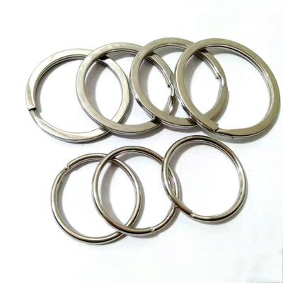 China Eco-Friendly WD Personalized Custom Brass Metal Key Rings Chain Accessories With Logo for sale