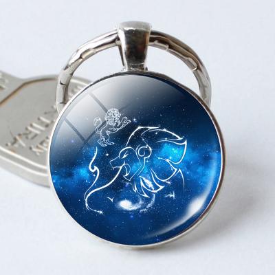 China Eco-friendly Unique Chinese Zodiac MDF Heat Transfer Sublimation Factory Key Chain Animal Key Chain Blank for sale