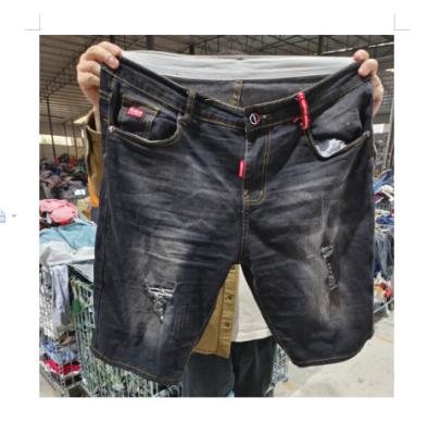 China High quality second hand cheap denim shorts waist woman shorts bulk up cheap used clothes wholesale for sale