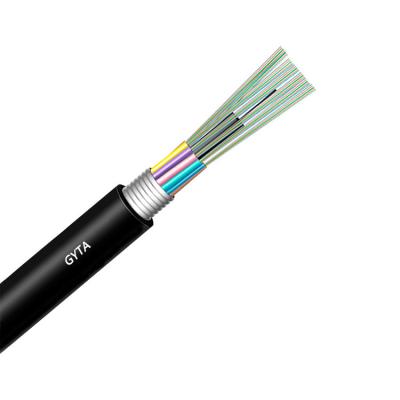 China FTTH Communication Cable GYTA / GYTS Single Mode G652D Fiber Optic Cable for sale