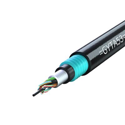 China GYTA53 Type Outer Layer Stranded Optical Fiber FTTH Cable for sale