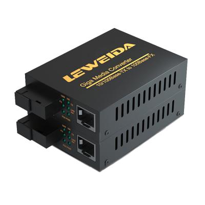 China Ftth Optical Media Converter 100Mbps RJ45 Single Mode Single Fiber 20KM SC for sale