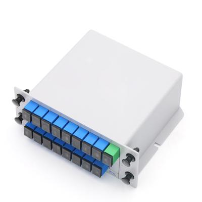 China FTTX System 1x4 1x8 1x16 1x32 Insert Box Type PLC Splitter Optical Splitter PLC Splitter for sale