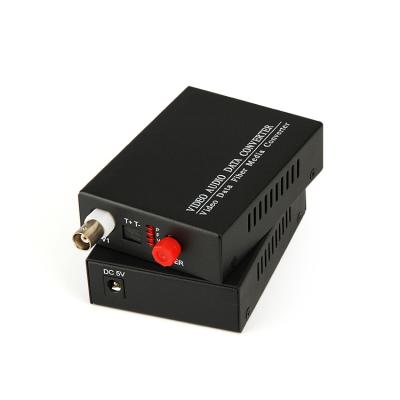 China Ftth Fiber Optic Converter 1 To 1 Channel RS485 Return Data HD CVI Analog for sale