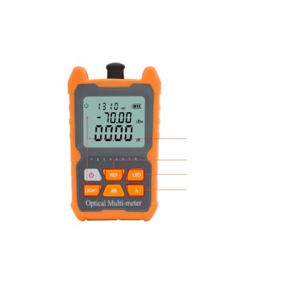 China Hot Selling FTTX Intelligent Wavelength Memory Optical Small And Portable Recognition Fiber Optic Power Meter for sale