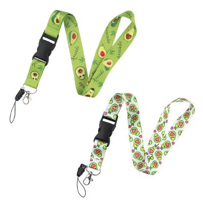 China Healthy Consumer Avocado Cell Phone Strap Polyester With Sublimation Printing for sale