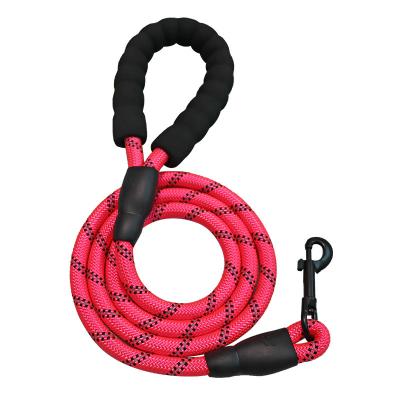 China Big Dog Dog Leash Competitive Strong Reflective Nylon Rope Quick Cost Release for sale