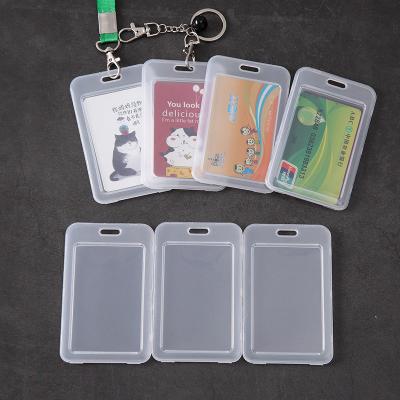 China Promotional Clear Plastic ID Vertical Credit Gift Card Protector With Credit Card Size for sale