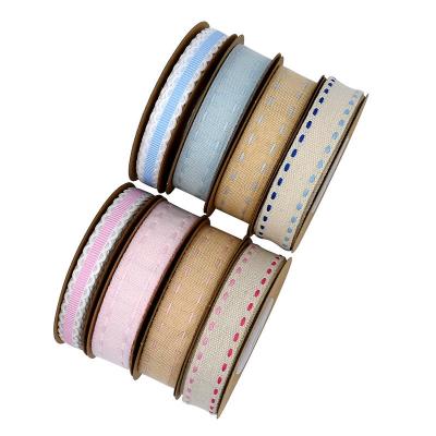 China Sustainable Natural Cotton Ribbon Rolls For Crafting Wedding Party Favor Home Decoration for sale