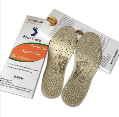 China Foot acupuncture massage insole with negative ions & FIR for massage foot for sale