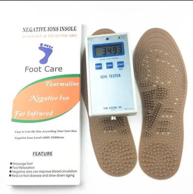 China Foot best qualityTourmaline stone Far infrared acupuncture massage insole with negative ions & FIR for massage foot for sale