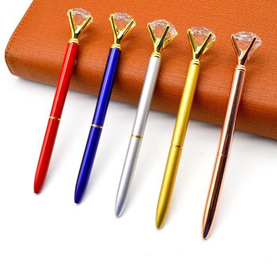 China Metal Pen Hot Promotion Ball Point Pens With Logo Diamond Gift Ballpoint Pen Custom Custom Made for sale