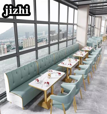 China Modern Tables And Chairs Combination Restaurant Booth Sofa Set for sale