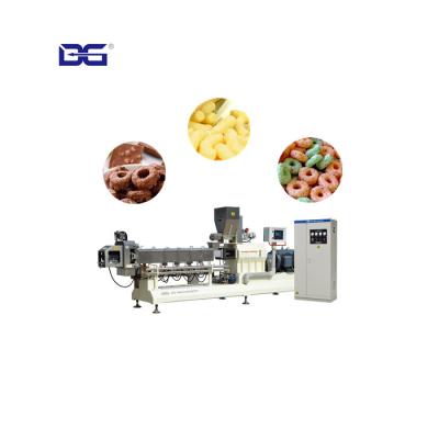 China Oat Flake Cereal Snacks / Puff Snacks Stainless Steel Corn Pops Making Machine Breakfast Cereal Oat Flakes Making Machine for sale