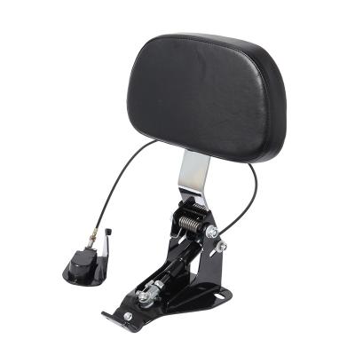 China Metal Motorcycle Rider Backrest + Adjustable Bracket Kit For Harley Touring Electra Glide Ultra Classic 2009-2019 Street Glide for sale