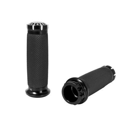 China Wholesale High Quality Universal CNC Aluminum Motorcycle Grip Grabs Hand Grip Billet For Motorcycles for sale