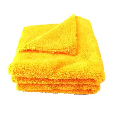 China Durable 30 polyester korean high quality polyamide 70 coral microfiber wash edgeless detailing quick dry towel for cars 30*60 for sale