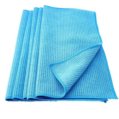 China Sustainable Korean Microfiber Cleaning Cloth Microfiber Washing Micro Fiber Car Care Detailing Waffle Weave Drying Towels For Cars for sale