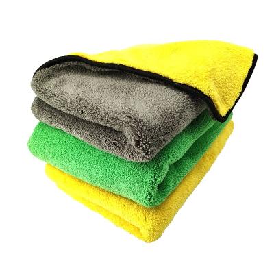 China Manufacture 800 Gsm 1200gsm 30x60 Car Care Car Care Detailing Polishing Polishing Cloth Towel FO Quick Dry Washing Shimmy Tablet for sale