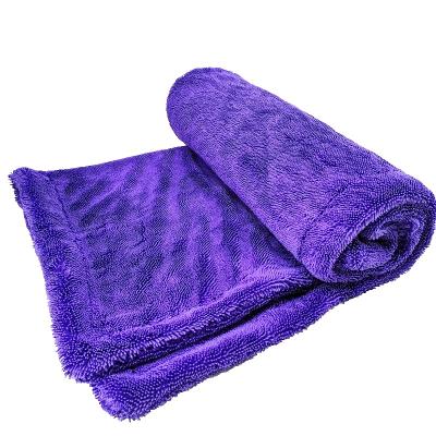 China lucullan high grade viable odm microfiber car care drying towel 800 1000 1200gsm 75x90 40x67cm 38x45 20x30 1400 gsm 70 30 XL for sale