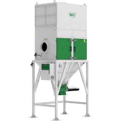 China 15HP Woodworking Dust Extractor Automatic Pulse Jet Self Cleaning Industrial Dust Collector Unloading Machine for sale