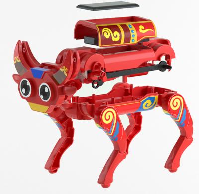 China Excellent Children's Science And Technology Toy Boy Puzzle Fun Collected Electric Solar Smart Dog for sale