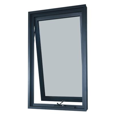 China Aluminum winder windows chain window tent top hung window rolling price with double tempered lowe glass AS2047 Super September for sale