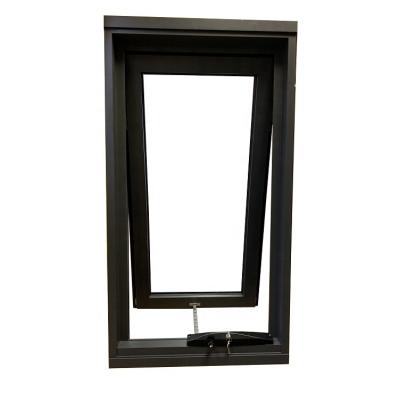 China 100 magnetic screen sereis aluminum tent window for house toilet tent window top hung window with double glass for australian standard for sale