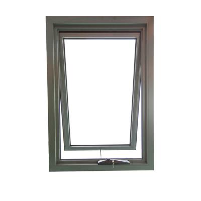 China Australian Standard Aluminum Chain Winder Window Awning Magnetic Screen Window With Mosquito Net for sale