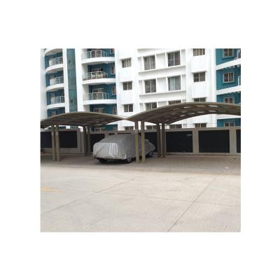 China Outdoor Aluminum Outdoor Parking Lots Free Standing Aluminum Car Parking Lot For Car Shed for sale