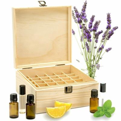 China Europe customized luxury Makeup Organizer Desk Storage Small Gift Packaging Drawer Essential Oil bottle Wood Box for sale