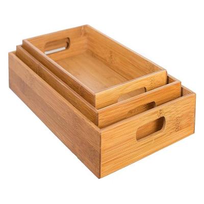 China Sustainable Promotional Wooden Serving Tray Home Bread and Fruit Tray Hotel for sale