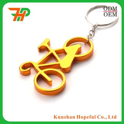 China Custom Alloy Rubber Aluminum/Metal Bottle Bicycle Key Chain Opener, Bicycle Key Ring, Bicycle Key Chain for sale