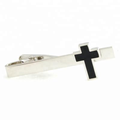 China Souvenir Factory Supply Custom Black Cross Link Clip Manufacturers Directly In China for sale