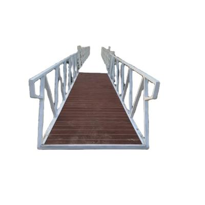 China Marina Marine High Grade Aluminum Pontoon Dock Floating Dock / Jetty Walkway for sale