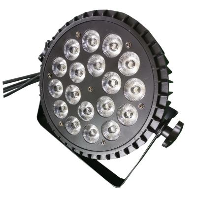 China Hotel Stage Lighting Full Color Par Lights Three-in-one Dye Led Par Light for sale