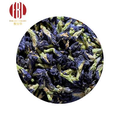 China Wholesale Tea Powder Dried Blue Butterfly Pea Flower Tea Organic Butterfly Blue Pea Tea for sale