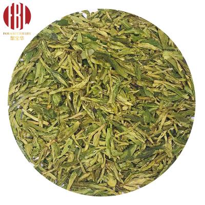 China Chinese Organic Western Lake long Jing Lung Ching Green Tea First Flush dragon Well Loose Leaf Hangzhou XI HU loose tea for sale