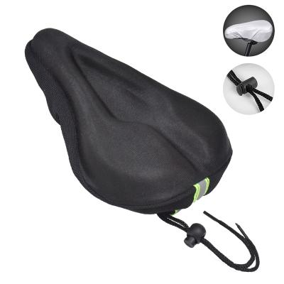 China Rural Water&Dust Freeze Gel Bicycle Seat Cover Extra Soft Bike Saddle Cushion for sale