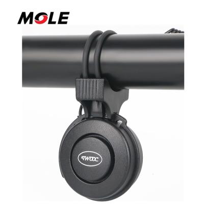 China Alloy Bicycle Bell 120Db Cycling Electric Bike Bell Usb Rechargeable Waterproof Anti-dust Mini Size Bicycle Horn for sale