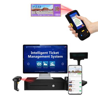 China Attraction Industy Integrate Third Party BS/CS Software Purchase Order Check Validator Tags On-Site Online China POS System For Water Park Solution for sale