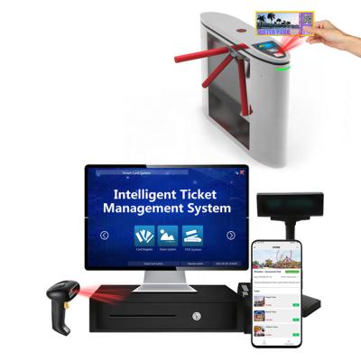 China Attaction industry solution integrate multilingual cloud API interface order tickets through online phone or on-site ticketing systems for water park for sale