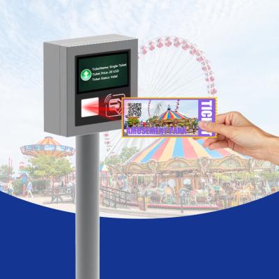 China Supplier RFID Waterproof Reader Solution Token Acceptor 7 Inch LCD Display With Checking Tickets Tagging Machine For Stadium for sale