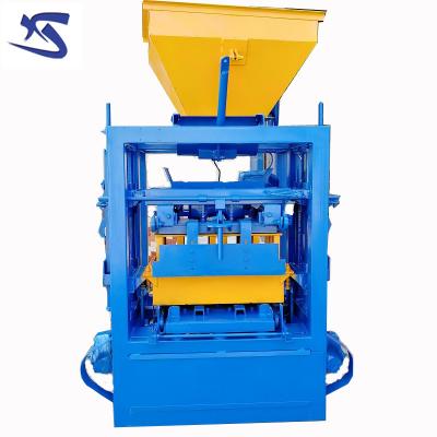 China Building material stores hot sale qt4-24 cavity concrete block high quality brick making machine for sale